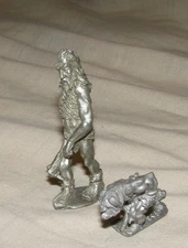 Ral Partha Pewter Frost giant + Heckatron Giant Dungeons & Dragons AD&D figures