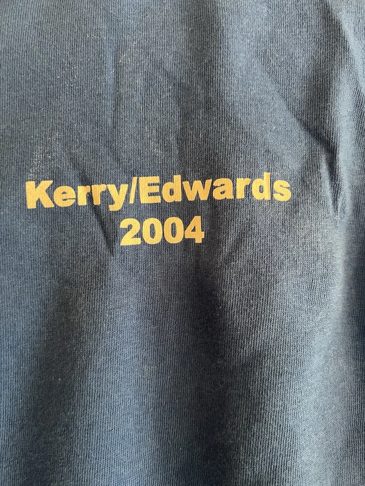 Camisa Kerry-Edwards 2004. Talla L. Azul Foto 3 de 4