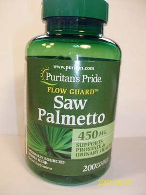 Saw Palmetto 450 Mg 200 Capsules  Supports Prostate & Urinary Health