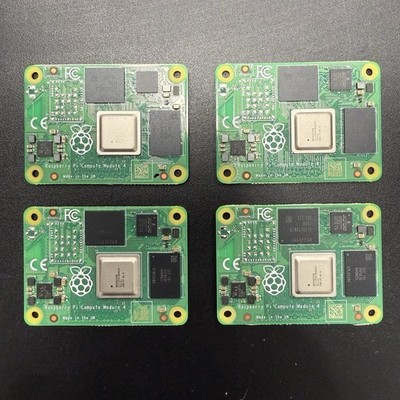 4x Raspberry Pi Compute Module 4 with 1GB-8GB CM4001008