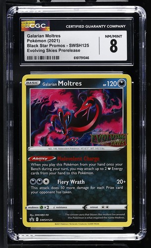 Galarian Moltres graded CGC 8 for sale on eBay