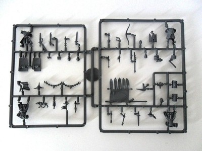 Bretonnia Men at Arms & Bowman Command Standard Grail Monk Warhammer Old World