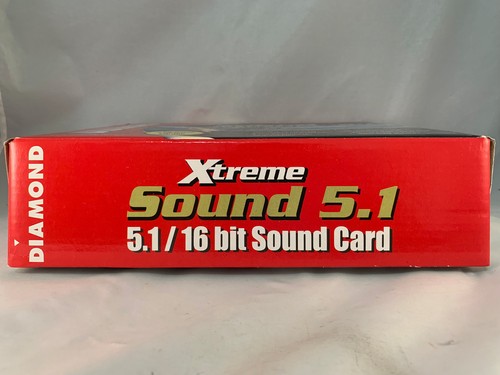 Diamond Xtreme Sound 5.1 / 16 Bit PCI Sound Card New Sealed in Opened Box *READ* - Afbeelding 2 van 8