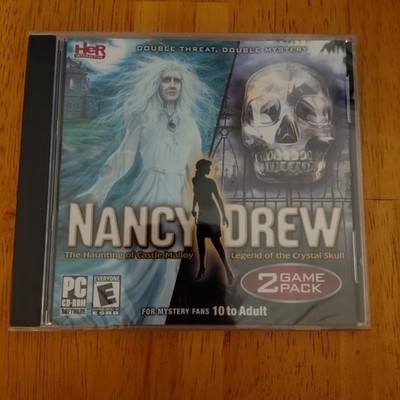 Nancy Drew 2 Game PC Pack Haunting of Castle Malloy Legend of the Crystal Skull