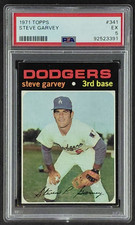 1971 Topps Baseball #341 Steve Garvey Rookie Card RC PSA 5  Los Angeles Dodgers. rookie card picture