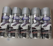 5 Pack Rust-oleum Peel Coat Peelable Rubber Coating Prismatic Spray Paint 10oz