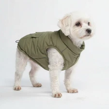 Dog Winter Jacket, Water-Resistant Coat, Warm Reflective Windproof Fleece-Int...