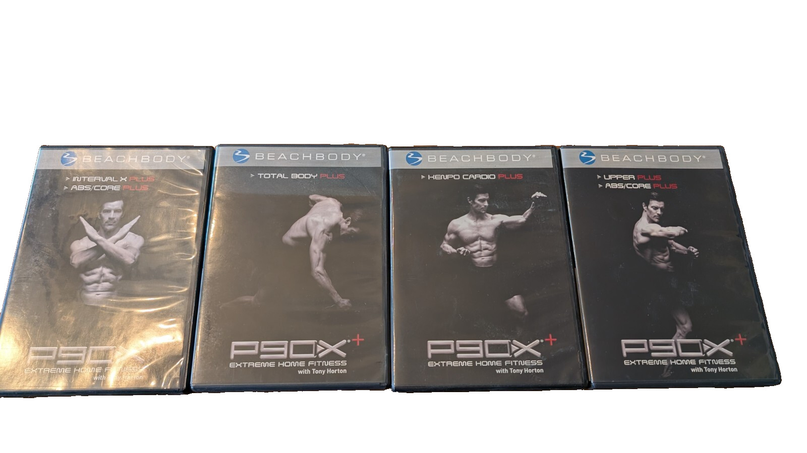 Beach Body P90X Extreme Home Fitness DVD's with Tony Horton Set of 4