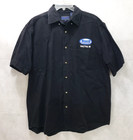 Buell American Motorcycle Mechanic Shirt Men’s LARGE Black East Troy WI Dealer