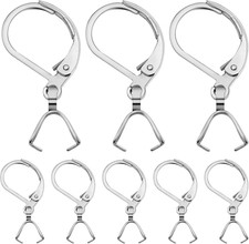 20Pcs Stainless Steel French Earring Hooks Leverback Earwires Hypoallergenic