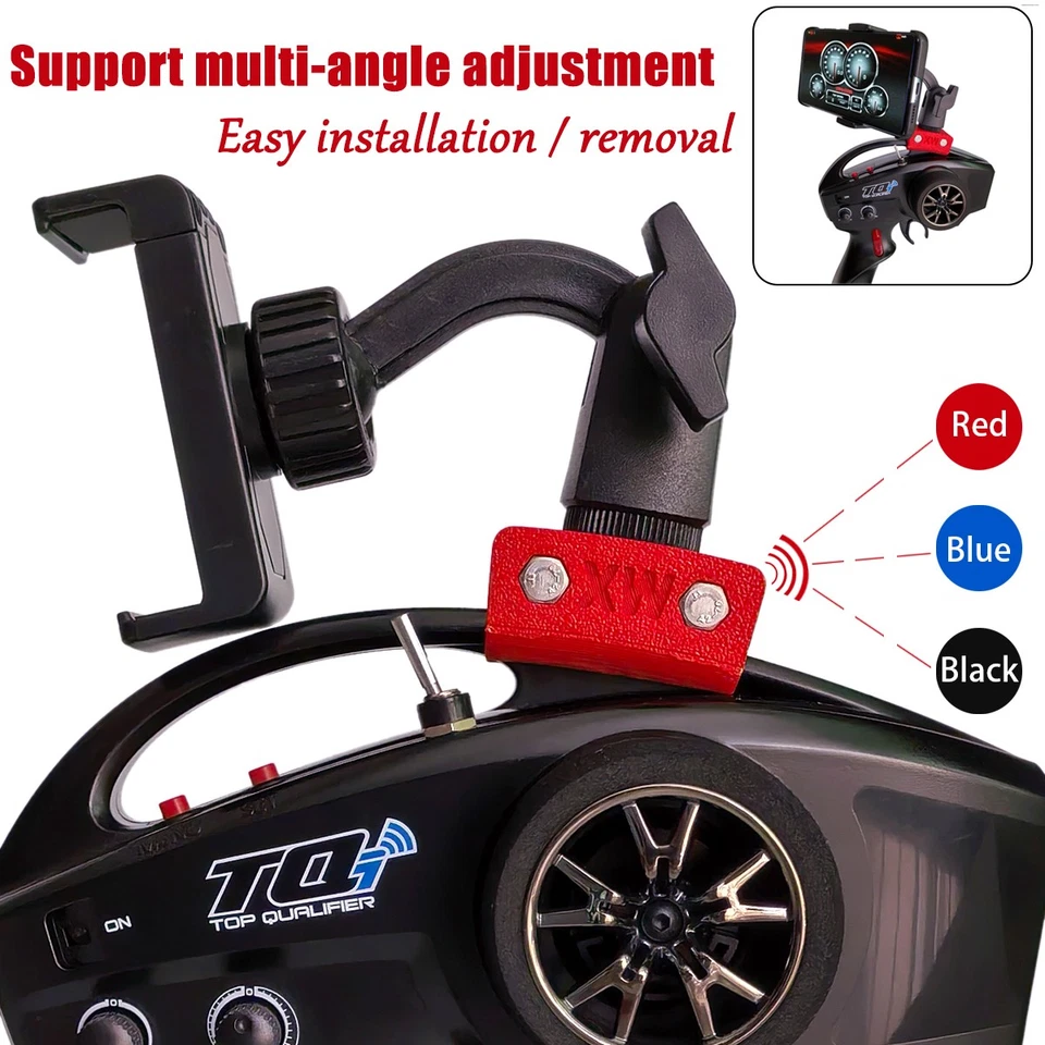 #6532 Traxxas TQi Transmitter Mobile Phone Action Camera Mount fits Gopro DJI - Image 2 of 4