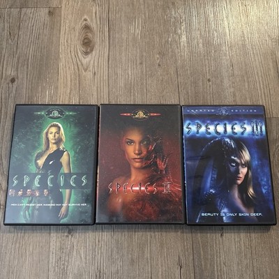 Species 1, 2 and 3 DVD 1995 2004 Sci Fi Fantasy Movie Lot Natasha Henstridge
