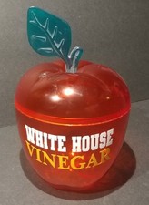 WHITE HOUSE VINEGAR APPLE DISPLAY, (5 1/2" ) TALL, FREE SHIPPING !!