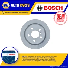 2x Brake Discs Pair Solid fits MINI CONVERTIBLE ONE F57 1.2 Rear 15 to 17 259mm