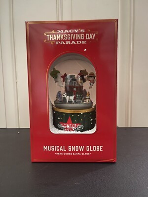Macy's 2024 Thanksgiving Day Parade Holiday Lane Snow Globe Waterglobe Exclusive