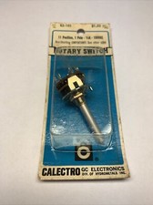 NOS Vintage USA Made 11 Position 1 Pole 1/2A 100VAC Non-Shorting Rotary Switch