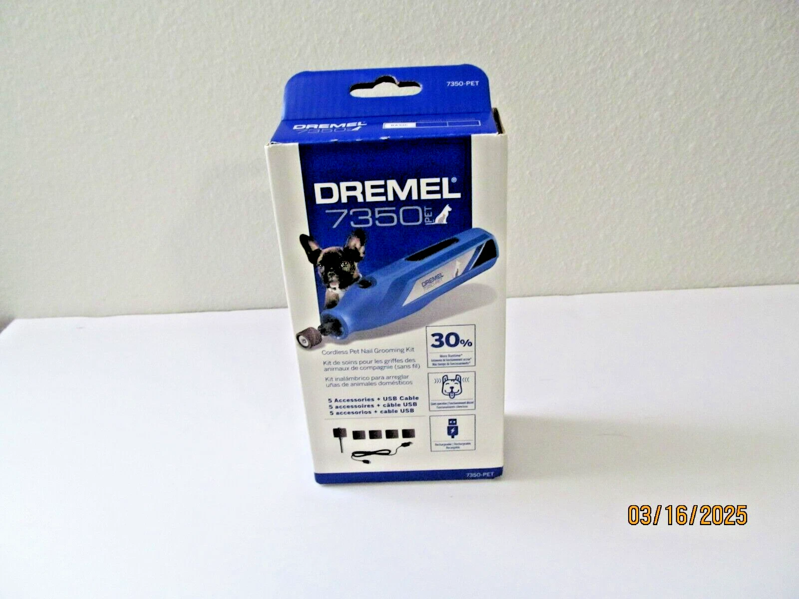Dremel 7350-Pet 4-Volt Pet Grooming Cordless Power Rotary Tool Kit
Opens in a new window or tab