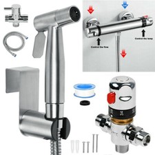 Thermostatic Spray Shower Mixer Bidets Valve Tap Hand Held Douche Kit Modern New
