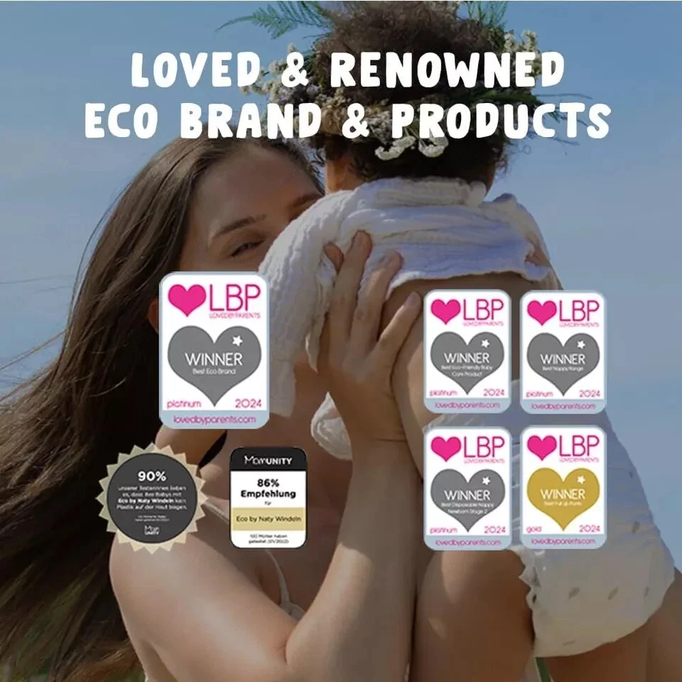 Eco by Naty Eco-Friendly Baby Diapers Size 1 (100 Count), 1, 100 Count - Image 4 of 4