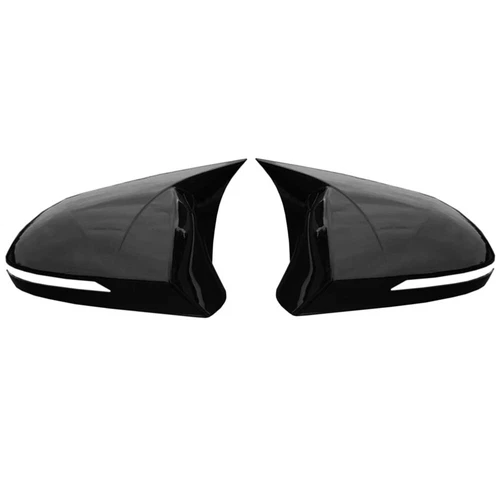 For Hyundai Tucson 2021-2023 ABS Gloss Black Rearview Mirror Cover Shell Caps - Picture 7 of 8