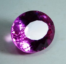 Certified 21.50 Ct Natural Ceylon Pink Sapphire Oval Cut Loose Gemstone