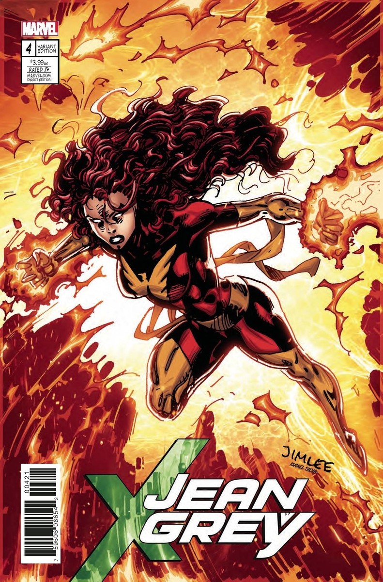 JEAN GREY JIM LEE VARIANT DARK PHOENIX X-MEN TRADING CARD NM