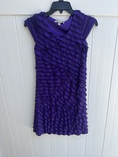 girls Speechless size 16 dress Purple Sequins Ruffles A Line