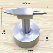 DIY Tapered Backing Plate Knocking Flat Jewelry Tool Gold, Silver  Copper wire