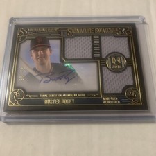 2016 Topps Museum Collection Gold /25 Buster Posey #SST-BP Auto Triple Patch