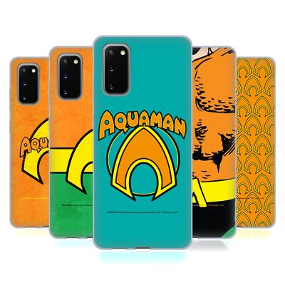 OFFIZIELLE AQUAMAN DC COMICS LOGO SOFT GEL HANDYHÜLLE FÜR SAMSUNG HANDYS 1