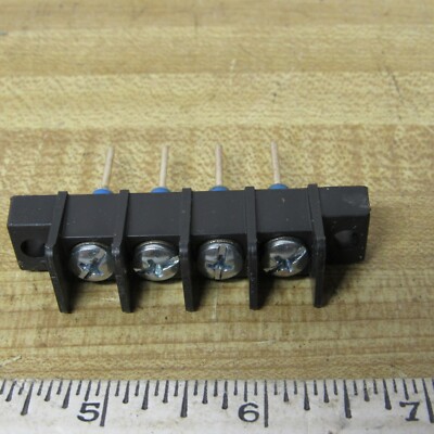 TERMINAL BLOCK Filtered 4 Position .0025 uF  1KVAC DWV 1.7KVDC Micronics LOT 5