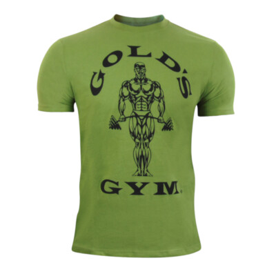 Gold´s Gym Muscle Joe Crew Neck Tee Alle Farben Fitness T-Shirt Gym Wear 