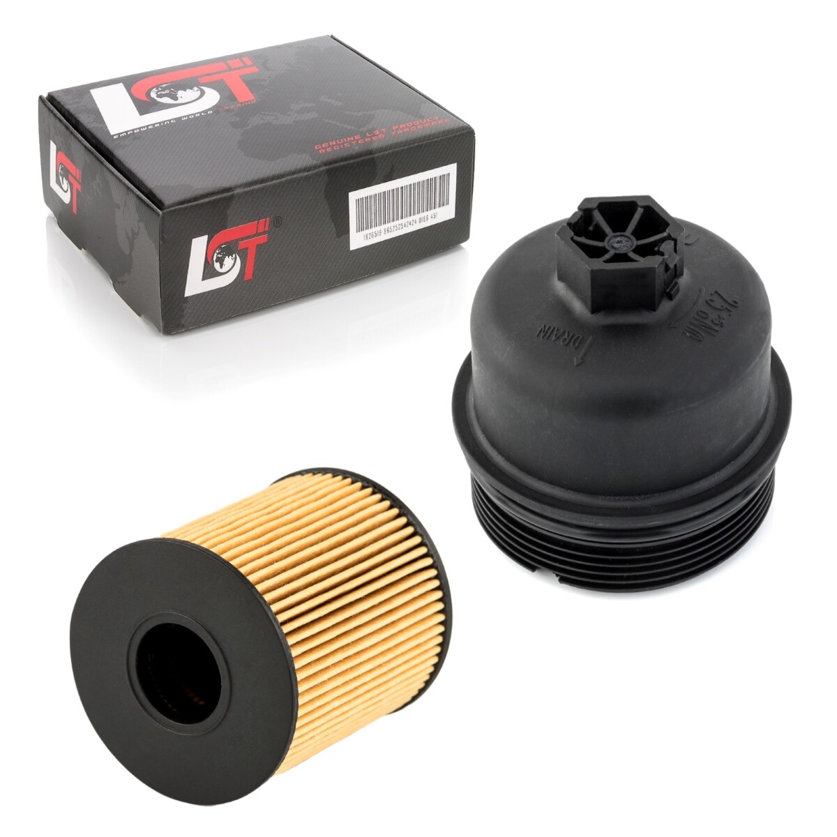 Oil filter cartridge set housing for VOLVO C30 C70 II S40 S80 V50 V70 III 2.0D