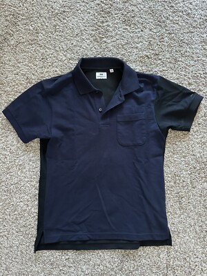 Engineered Garments x Uniqlo two-toned Navy Black Polo | eBay