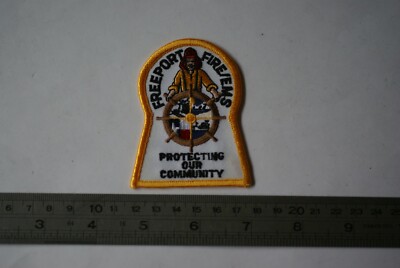 Freeport Fire Department Texas patch, small sized
