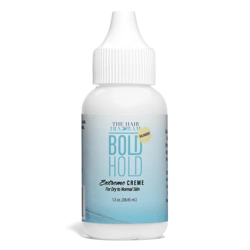 The Hair Diagram Bold Hold Extreme Creme Lace Wig Glue, Strong Hold - 1.3oz