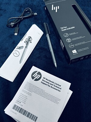 HP Pen   Stylus für HP Geräte   Neigbar & Wiederaufladbar   Schwarz   Wie N
