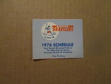 WPS Michigan Travelers Vintage Defunct Circa 1976 Team Logo Pocket Schedule