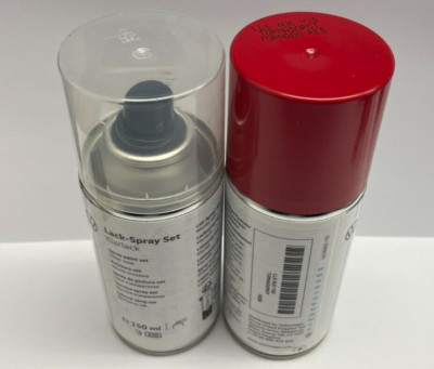 Original VW Audi Lackspray Set LY3D Tornadorot Rot Lack Spray Dose LLS0U6Y3D