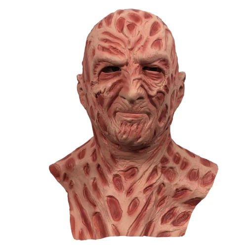 New Freddy Krueger Mask+Gloves Horror Halloween Props Adult Bloody Latex Costume - Picture 4 of 10