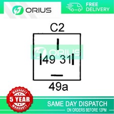 Indicator Flasher Unit Orius Fits VW Ford Land Rover + Other Models