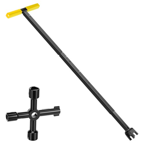 Water Shut Off Tool T Handle Strong Water Meter Key Wrench For Water Pipes✉ - Picture 17 of 19