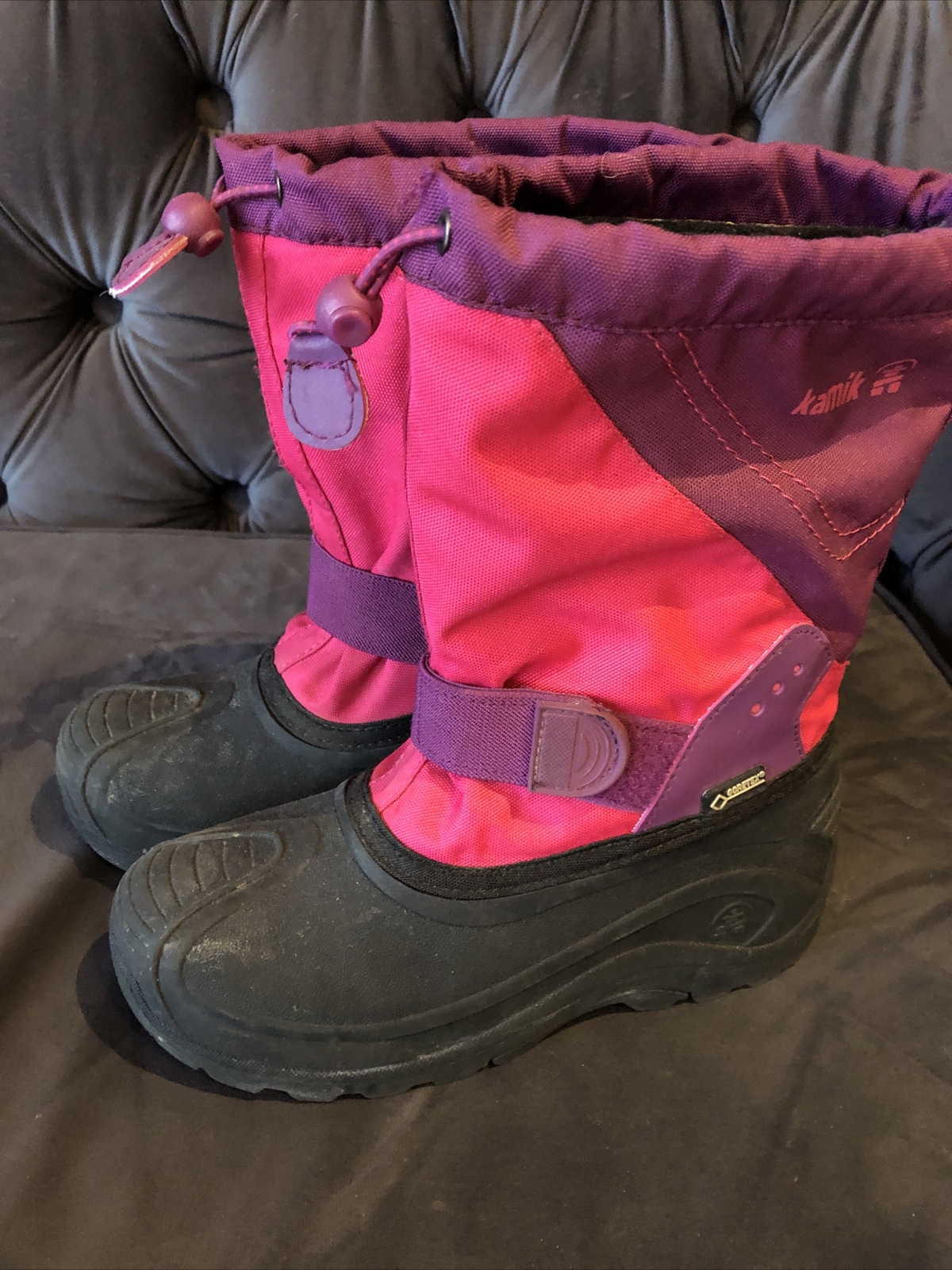 Kamik Kids Gore Tex Snow Boots Size 4 