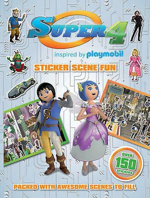Super4 / Super 4 Sticker Scene Fun Book with stickers