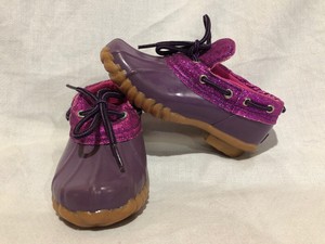 purple duck boots
