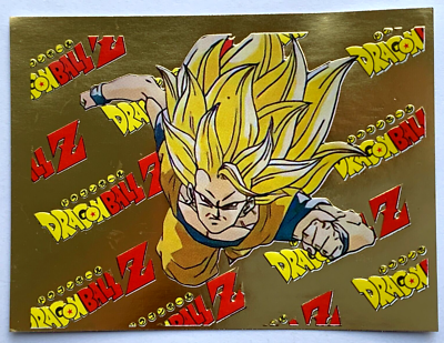 1999 DRAGON BALL Z 6 Navarrete Cromo #E14 SSJ GOKU Foil DBZ PERU