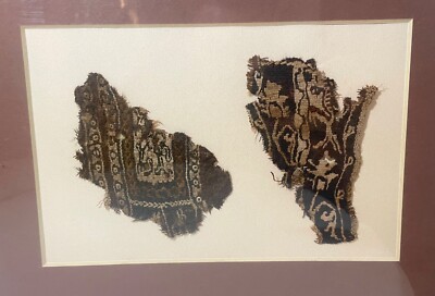 rare ancient Egyptian 4th 9th century tunic coptic linen fragment Louvre museum|