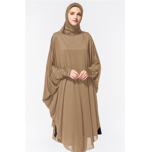 Women Muslim Burka Khimar Hijab Ramadan Islamic Headwear Kaftan Abaya Burqa Arab - Afbeelding 46 van 56