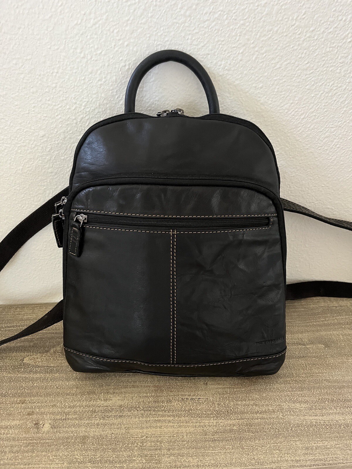 Jack Georges Leather Backpack - image 1