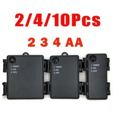 lot 2/4/10 Waterproof 2/3/4AA DIY Battery Holder Case Box 3V Power Switch Timer